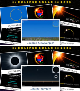 Videos del Simulador de Eclipses de Eclipse2024.org