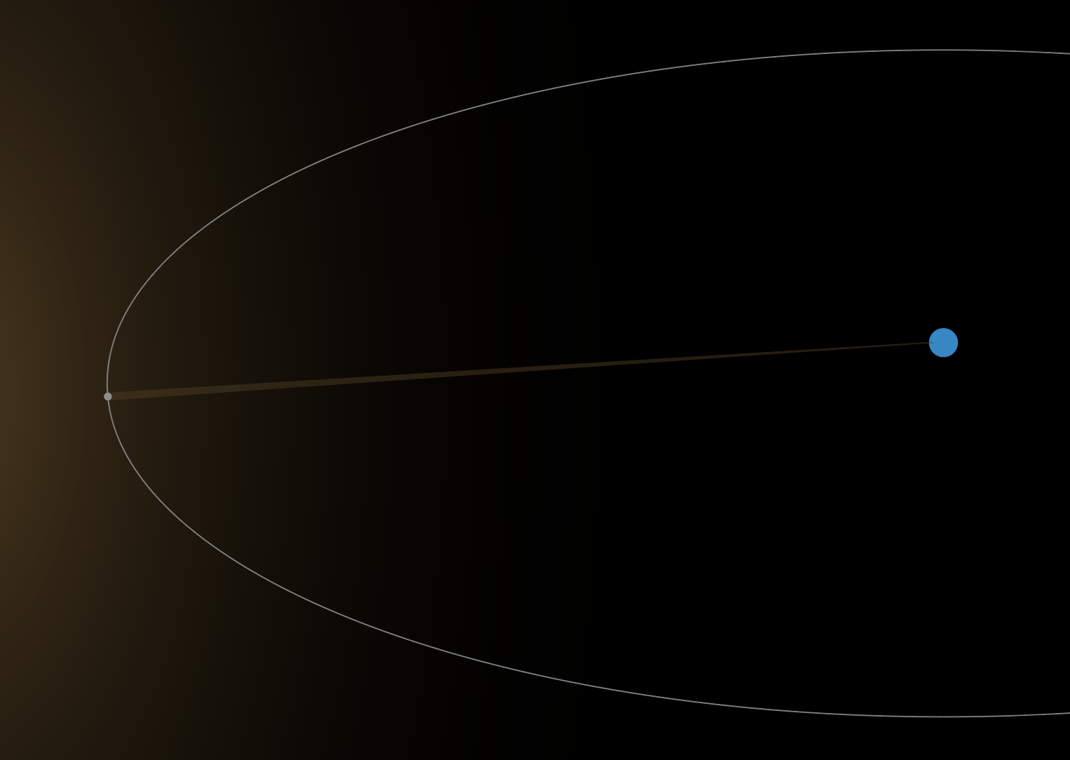 La sombra lunar crea un eclipse solar