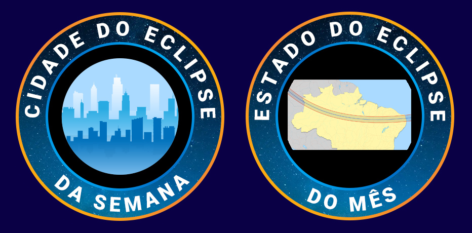 Cidades e estados em destaque para o eclipse de 2024