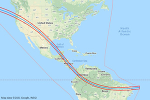 2023 Solar Eclipse Path