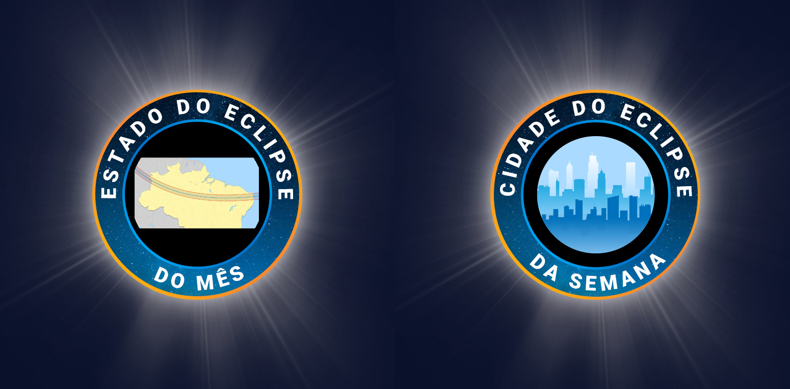 Cidades e estados em destaque para o eclipse de 2024