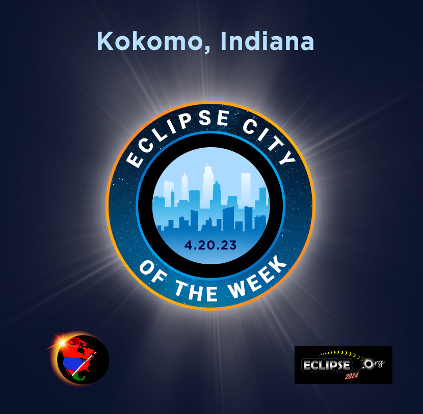 Kokomo IN 2024 eclipse city of the week